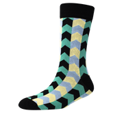 Men's YW-M1-312 Fashion Arrow Crew Socks